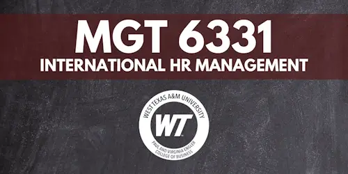 International Human Resource Management